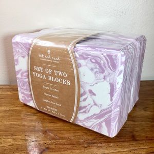 Oak and Reed Lilac Purple Marble Yoga Foam Blocks